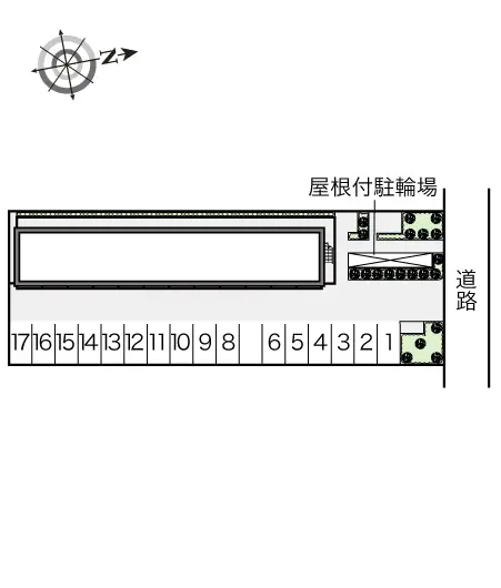 宇治市小倉町春日森 月極駐車場